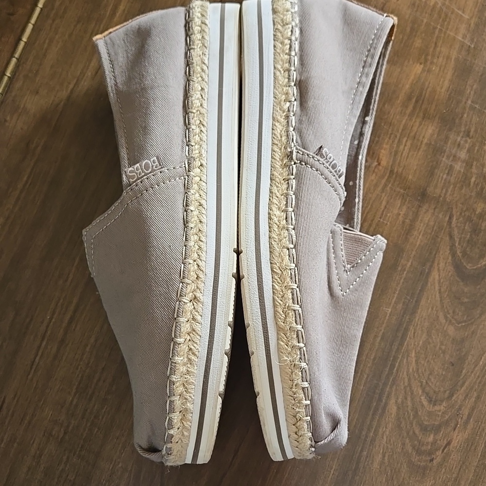 Bobs Breeze memory foam slip on Espadrille Woven Skecher 8 Spring Comfy Business - Picture 5 of 16